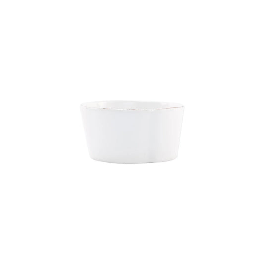 Vietri Melamine: Lastra White Condiment Bowl