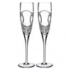 Waterford Love Wedding Vows Champagne Flutes, Set of 2